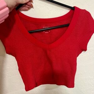 PacSun Vibrant Red Crop Top 💌